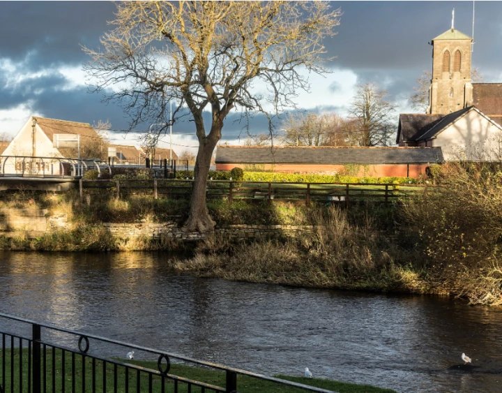 Newbridge by the river