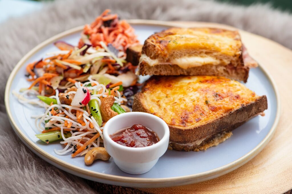 Silver restaurant newbridge croque monsieur toasted cheese sandwich